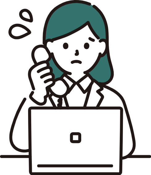 困っている人のイラスト2